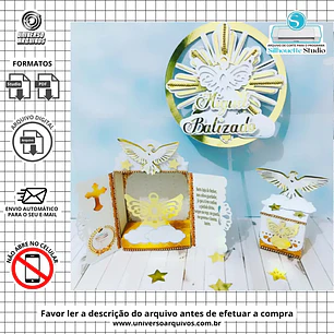 Arquivo de Corte Kits Batizado (Leia a Descrição)