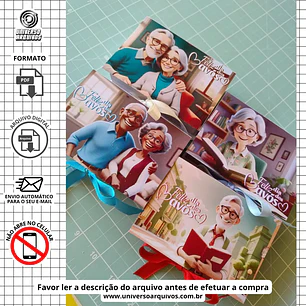 Arquivo de Corte Caixa Doces dia dos Avós (Leia a Descrição)