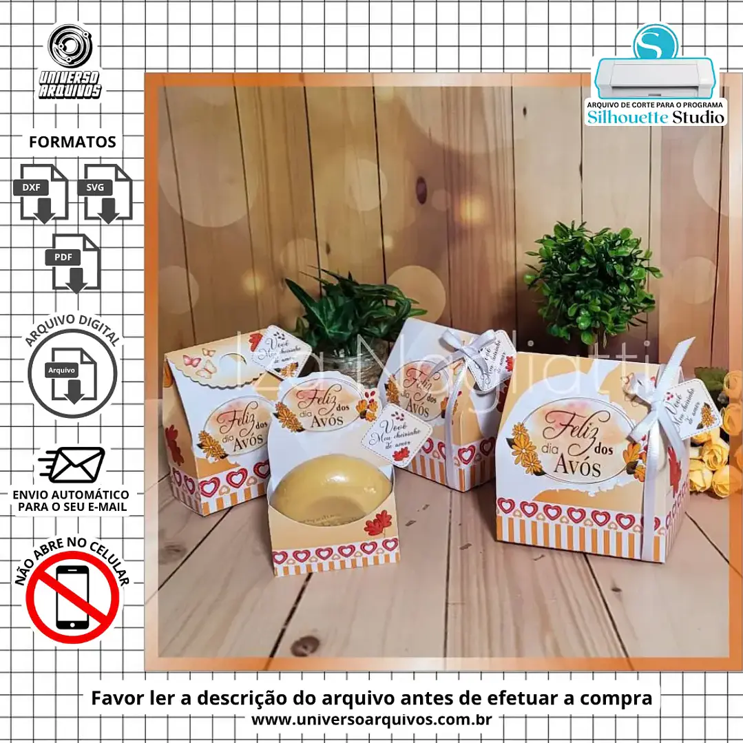 Arquivo de Corte Kits Mimos dia dos Avós (Leia a Descrição) 1