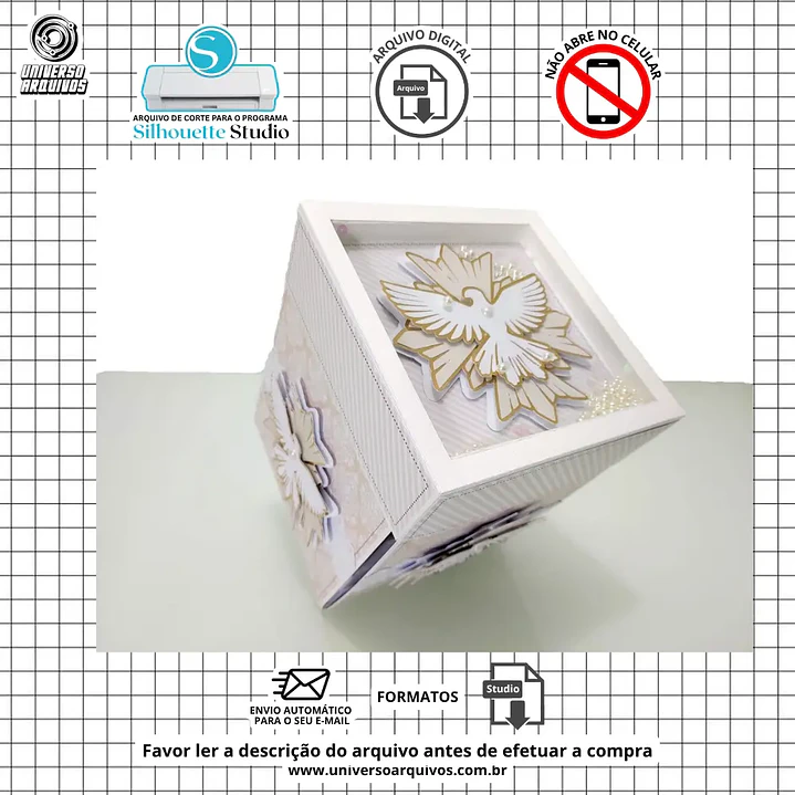 Arquivo de Corte Caixa Batizado (Leia a Descrição) 1
