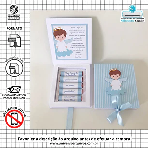 Arquivo de Corte Caixa Batizado (Leia a Descrição)