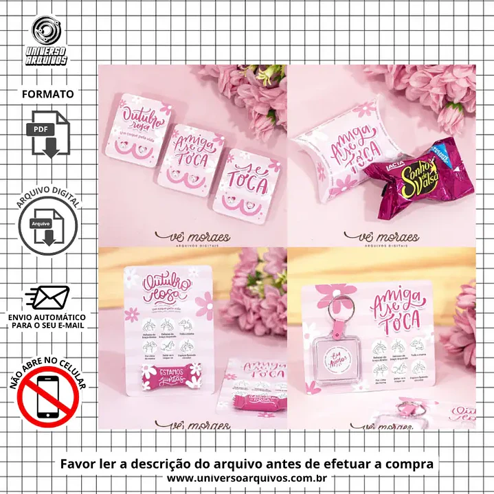 Arquivo de Corte Coletiva Outubro Rosa (Leia a Descrição) 1