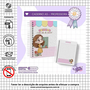 Arquivo Digital Encadernação Dia dos Professores (Leia a Descrição)