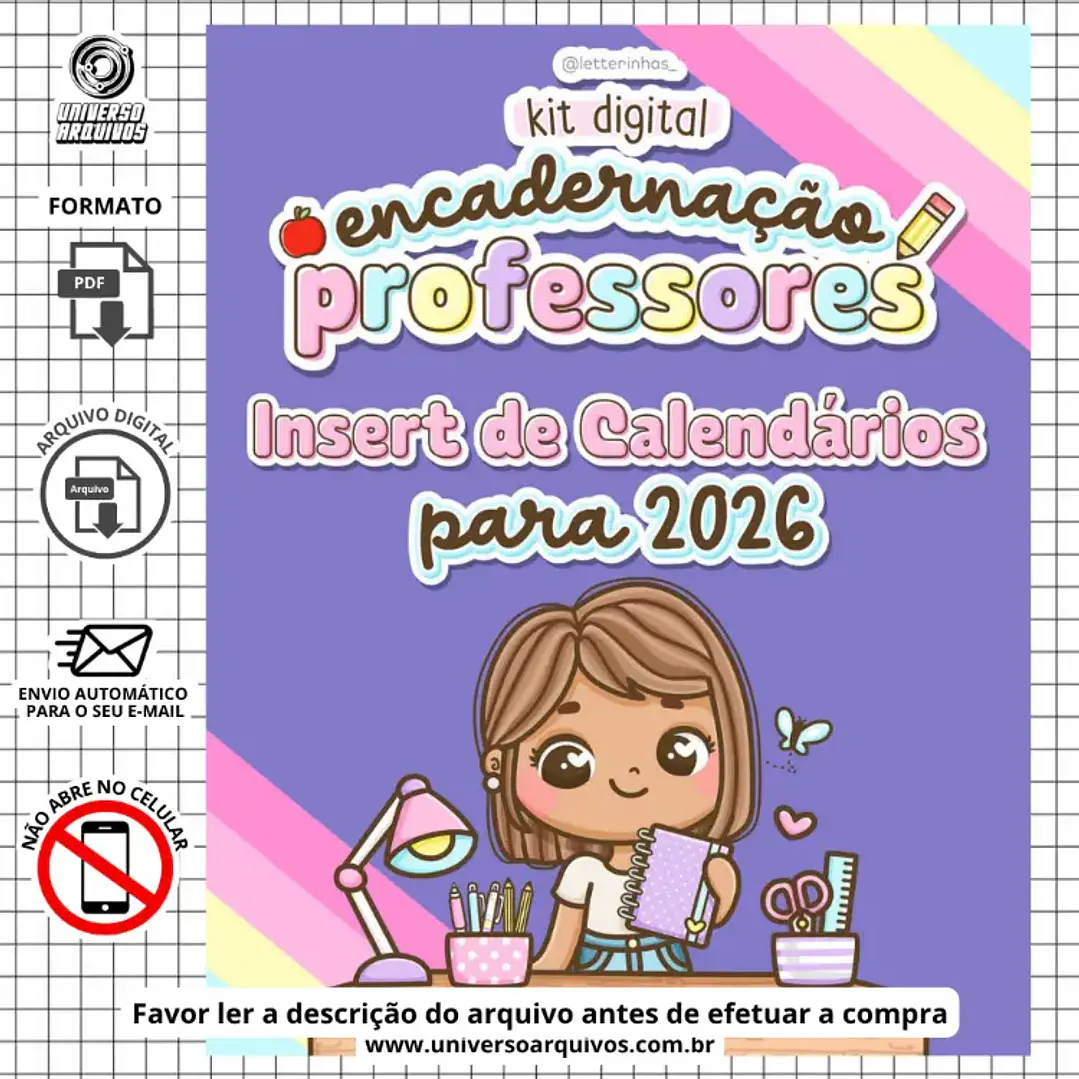 Arquivo Digital Kit Encadernação Dia dos Professores (Leia a Descrição) 1