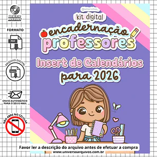 Arquivo Digital Kit Encadernação Dia dos Professores (Leia a Descrição)
