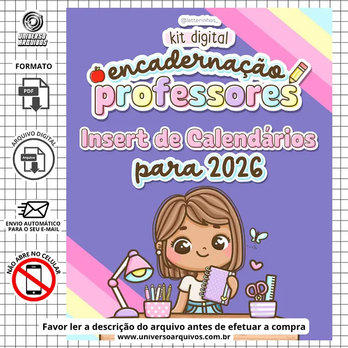Arquivo Digital Kit Encadernação Dia dos Professores (Leia a Descrição) 1