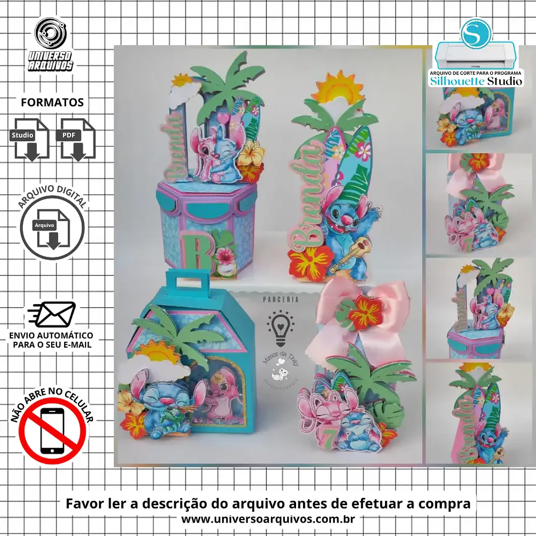 Arquivo de Corte Stitch e Angel (Leia a Descrição) 1
