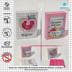Arquivo de Corte Caixa Bis Dia dos Professores (Leia a Descrição)