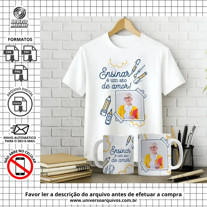 Arquivo Digital Camisas Dia dos Pais (Leia a Descrição) 1