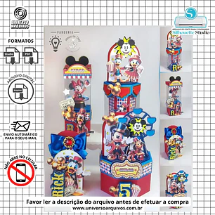 Arquivo de Corte Mickey Circo (Leia a Descrição)