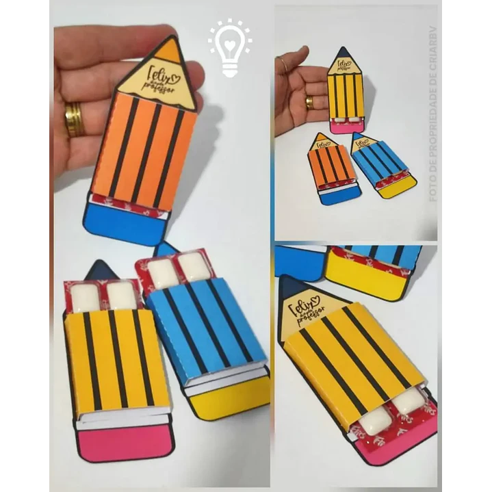 Arquivo de Corte Card Pastilhas Dia dos Professores (Leia a Descrição) 1
