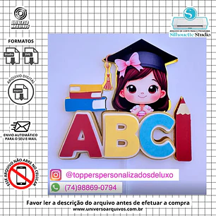 Arquivo de Corte Topo  FORMATURA ABC (Leia a Descrição)
