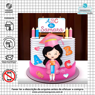 Arquivo de Corte Topo  FORMATURA ABC (Leia a Descrição)