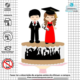 Arquivo de Corte Topo FORMATURA (Leia a Descrição)