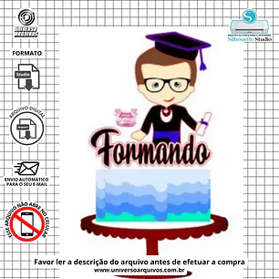 Arquivo de Corte Topo FORMATURA (Leia a Descrição)