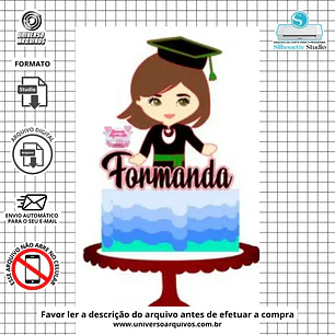 Arquivo de Corte Topo FORMATURA (Leia a Descrição)