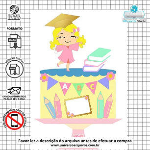 Arquivo de Corte Topo Formatura (Leia a Descrição)