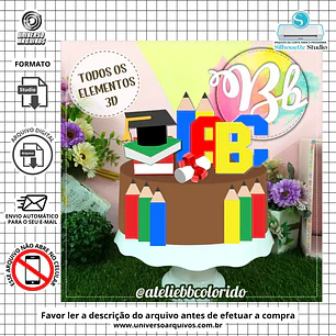 Arquivo de Corte Topo Formatura (Leia a Descrição)