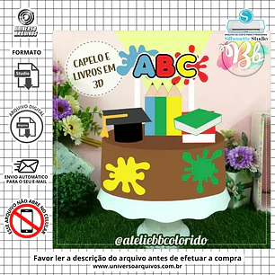 Arquivo de Corte Topo Formatura (Leia a Descrição)