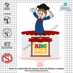 Arquivo de Corte Topo Formatura  (Leia a Descrição)
