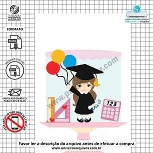Arquivo de Corte Topo Formatura  (Leia a Descrição)