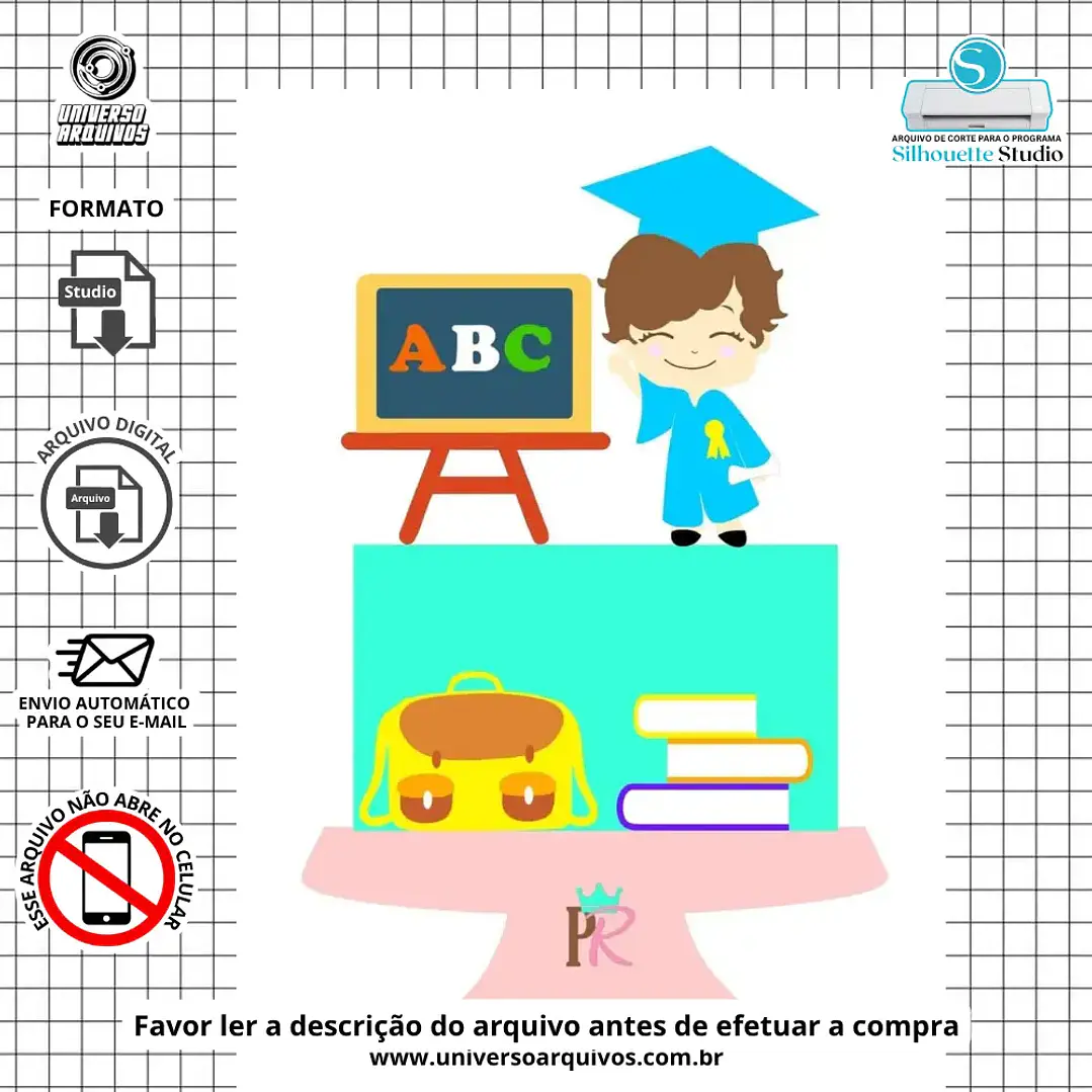 Arquivo de Corte Topo Formatura  (Leia a Descrição) 1