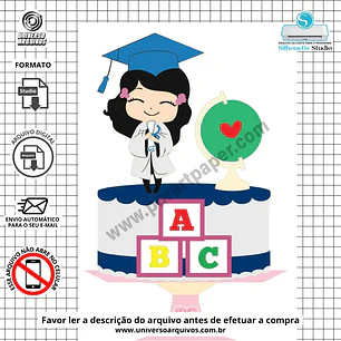 Arquivo de Corte Topo Formatura (Leia a Descrição)