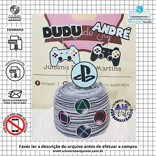Arquivo de Corte Topo Vídeo Game (Leia a Descrição)