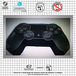 Arquivo de Corte Caixa Controle Play Station (Leia a Descrição)