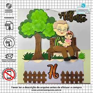 Arquivo de Corte Topo Dia dos Avós (Leia a Descrição)