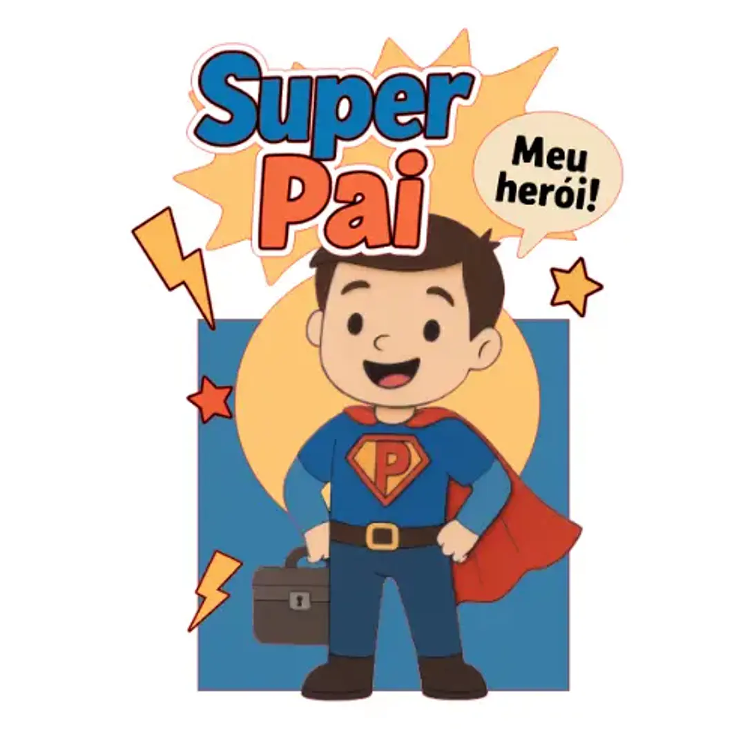 Arquivo de Corte Topo Super Pai Dia dos Pais 2