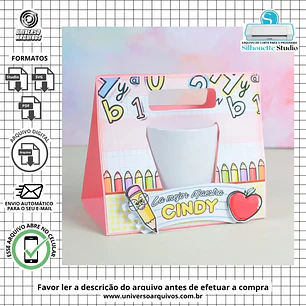 Arquivo de Corte Caixa Caneca Dia dos Professores (Leia a Descrição)