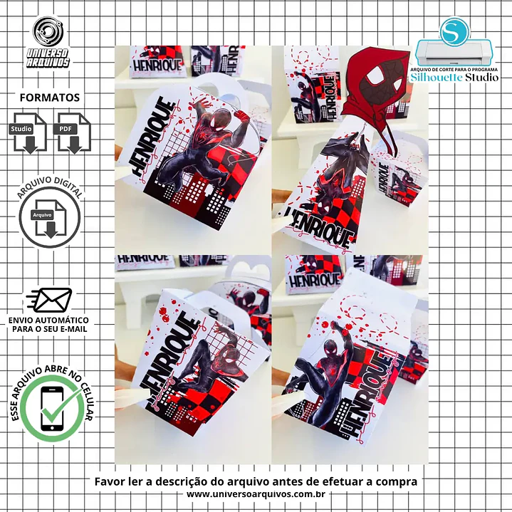 Arquivo de Corte Homem Aranha 1