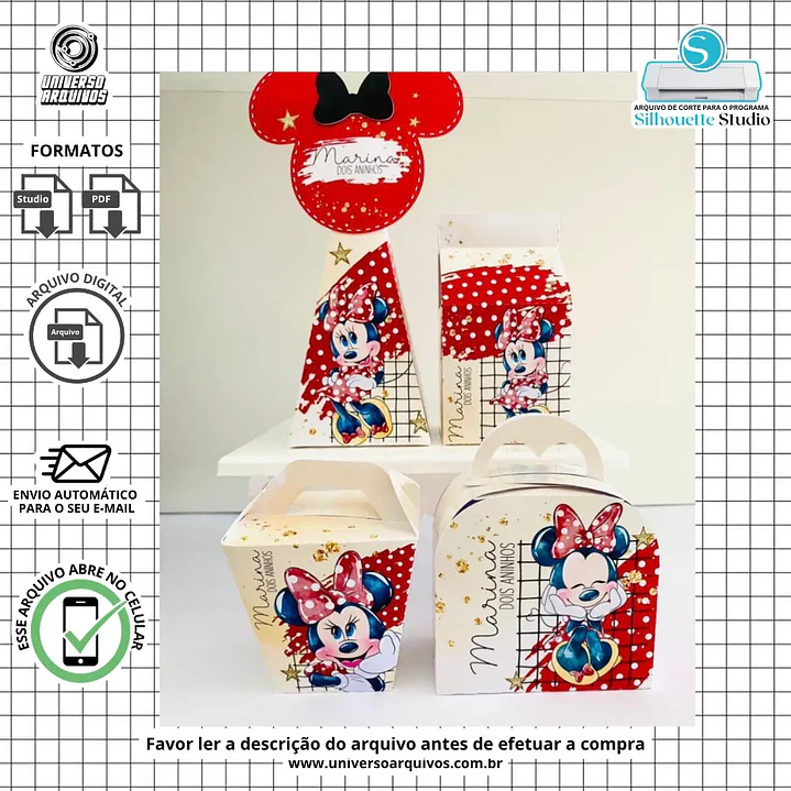 Arquivo de Corte Minnie 1
