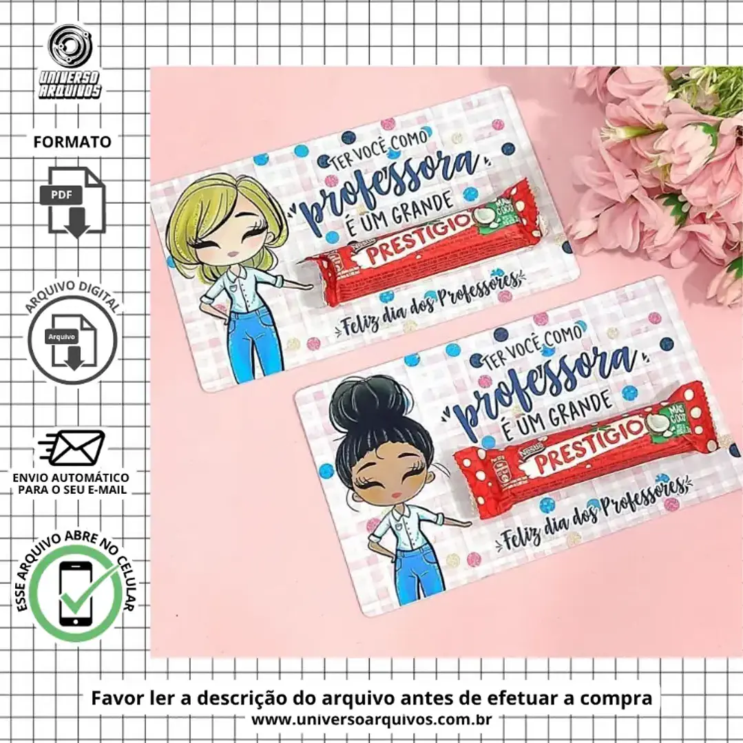 Arquivo de Corte Card Prestigio Dia dos Professores 1