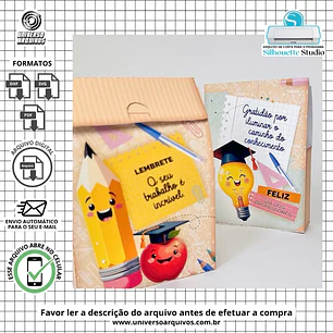 Arquivo de Corte Sacolinha Dia dos Professores