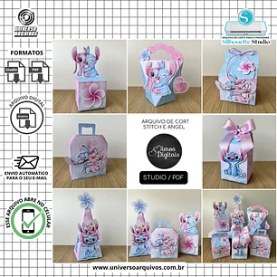 Arquivo de Corte Stitch e Angel