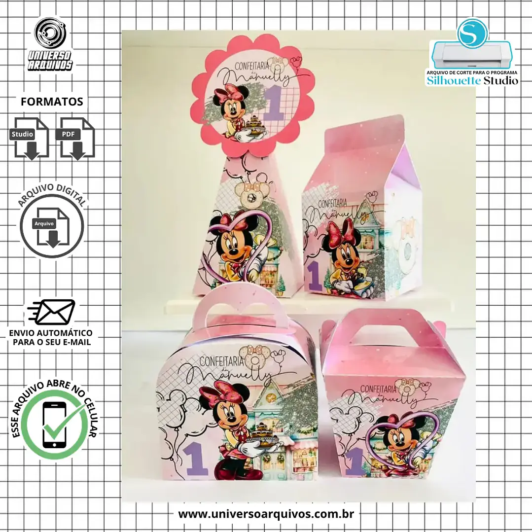 Arquivo de Corte Minnie 1