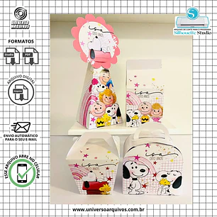 Arquivo de Corte Snoopy Menina