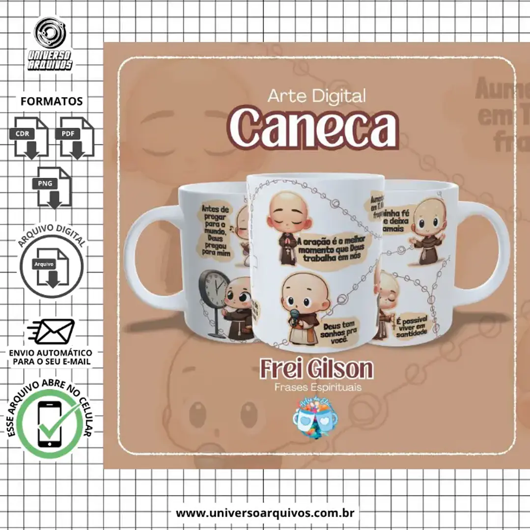 Arquivo Digital Canecas Frei Gilson 1