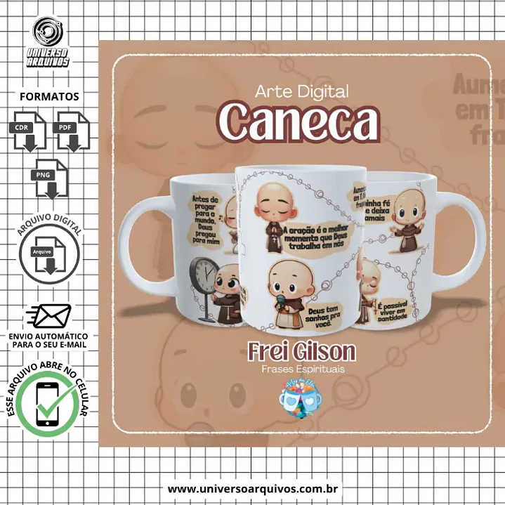 Arquivo Digital Canecas Frei Gilson 1