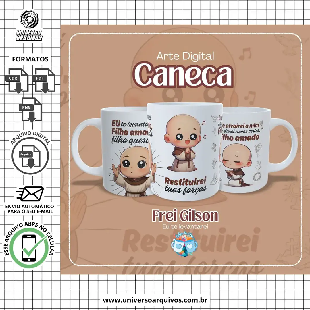 Arquivo Digital Canecas Frei Gilson 1