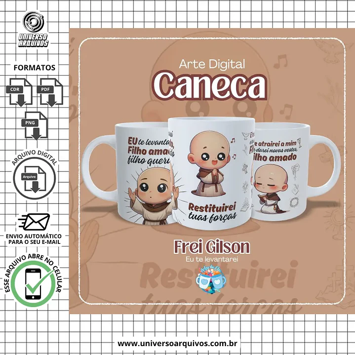 Arquivo Digital Canecas Frei Gilson 1