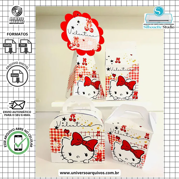 Arquivo de Corte Hello Kitty 1