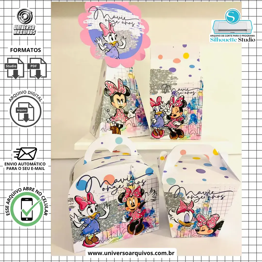 Arquivo de Corte  Minnie Margarida 1