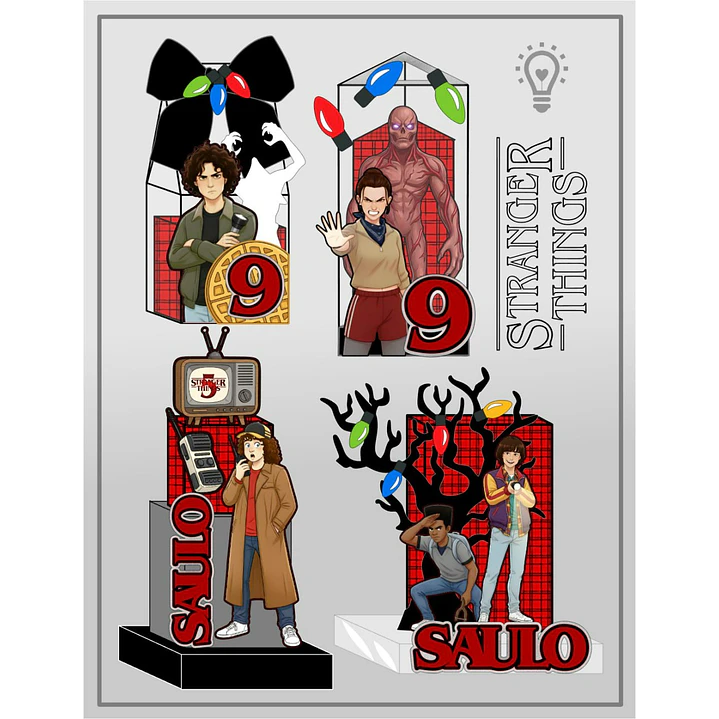 Arquivo de Corte Kit Festa Stranger Things 1
