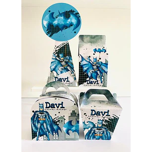 Arquivo de Corte Kit Festa Batman Azul