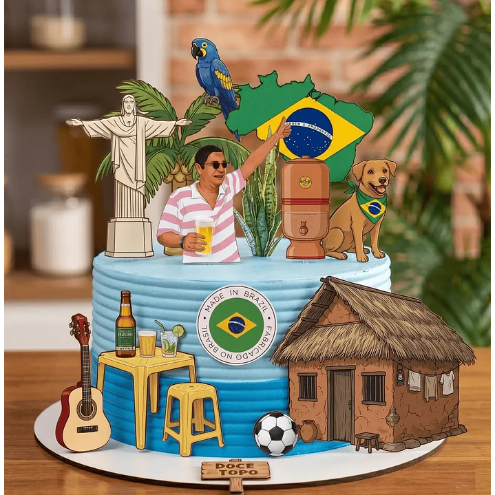 Arquivo de Corte Topo de Bolo  Brasilidades 01 1