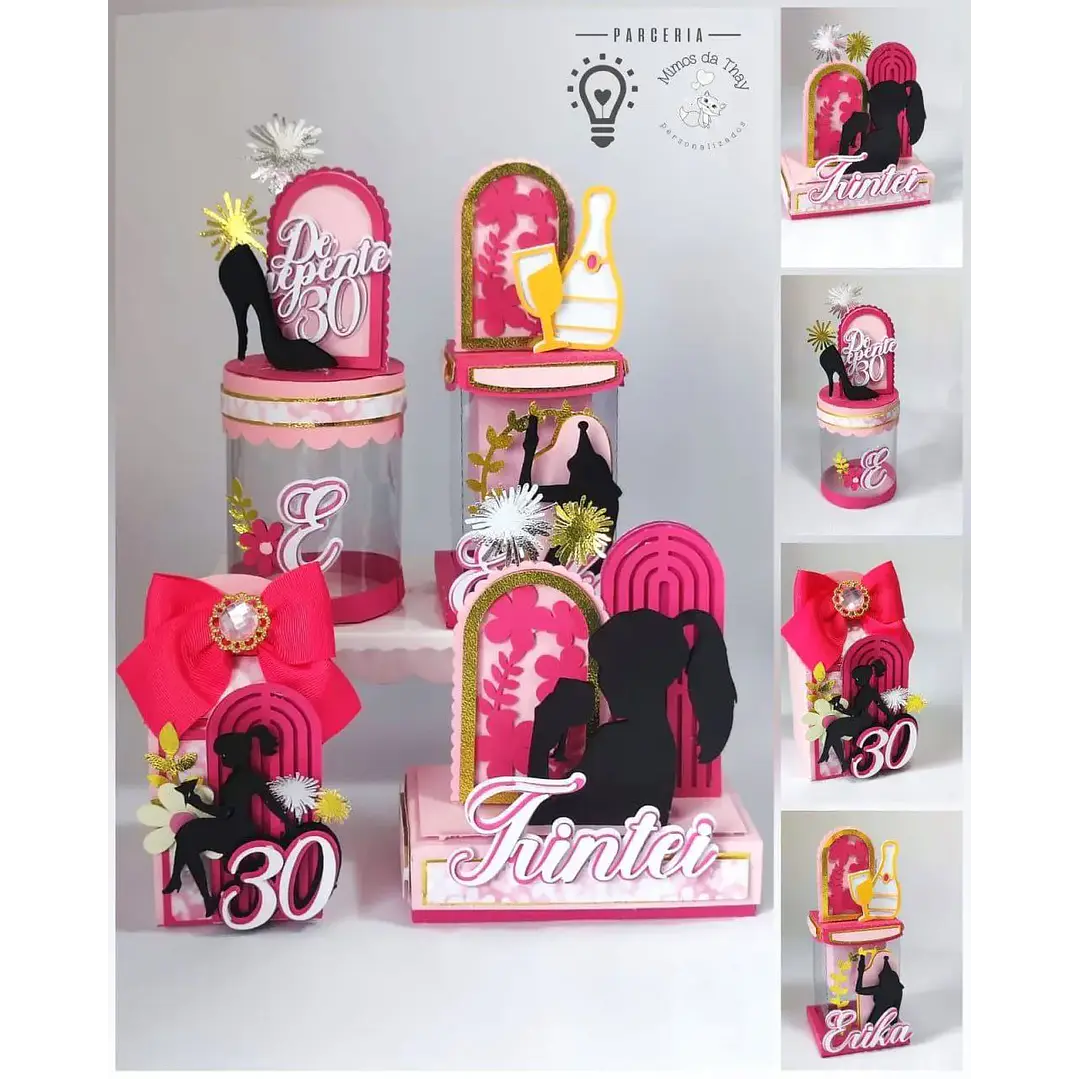 Arquivo de Corte Kit Festa Trintei  | Studio + PDF 1