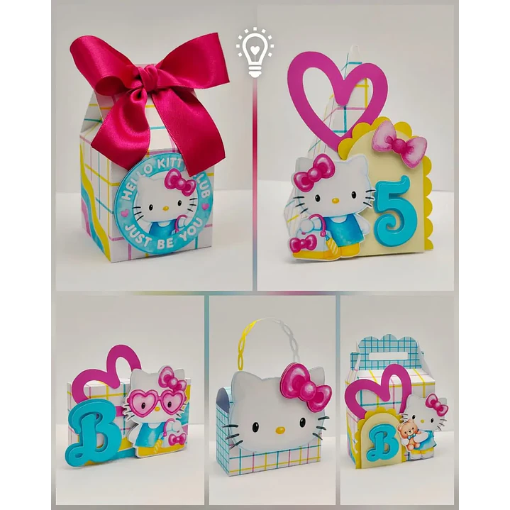 Arquivo de Corte Kit Festa Hello Kitty | Studio + PDF 1